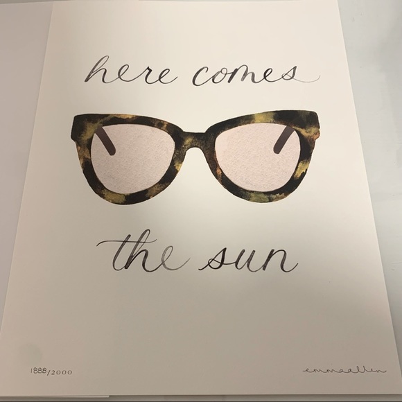 Emma Allen Design Studio x Jillian Harris - Watercolour Art Print - Picture 3 of 5